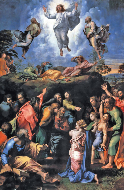 Figur 1  Maleriet Transfigurasjonen (1500) av Rafael illustrerer to nytestamentlige scener: Jesus som viser sin&hellip;