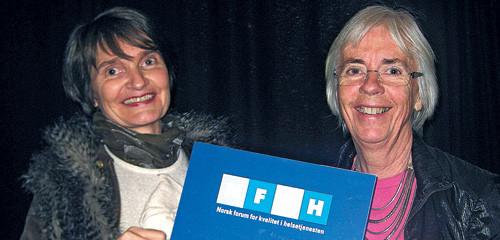 Mette Walberg og Marit Kristoffersen. Foto NFKH