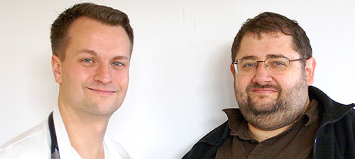 Lars Erik Laugsand og Imre Janszky. Foto Ida Sortland Knudsen, Norges teknisk-naturvitenskapelige universitet