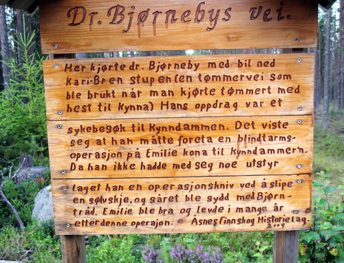 Her er dr. Bj&oslash;rnebys s&oslash;lvskjeoperasjon beskrevet. Foto C. Ringnes