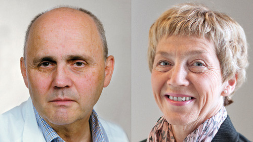 Odd Monge (foto Ann Sissel Herdlev&aelig;r) og Kirsten Sundby Hall (foto Per Marius Didriksen), de to norske artikkelforfatterne