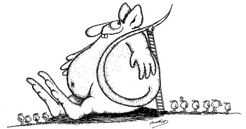 Fig. 2.  Framtida ligger i &aring; forske p&aring; megamus. Kanskje vil det medf&oslash;re overraskende resultater.