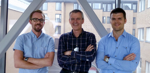 Tre av deltakerne i forskergruppen og medforfattere av artiklene. Fra venstre Olav Sundnes, Guttorm Haraldsen og Eirik&hellip;