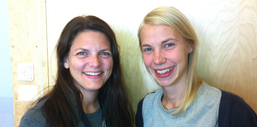 F&oslash;rsteforfatter Ingrid Marie Husby (til h&oslash;yre) og sisteforfatter Kari Anne Indredavik Evensen. Foto Kristine Hermansen&hellip;