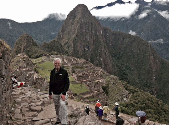 Ved Machu Picchu. Foto: privat