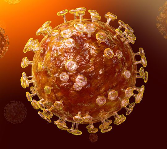 Mersvirus. Illustrasjon: Thinkstock