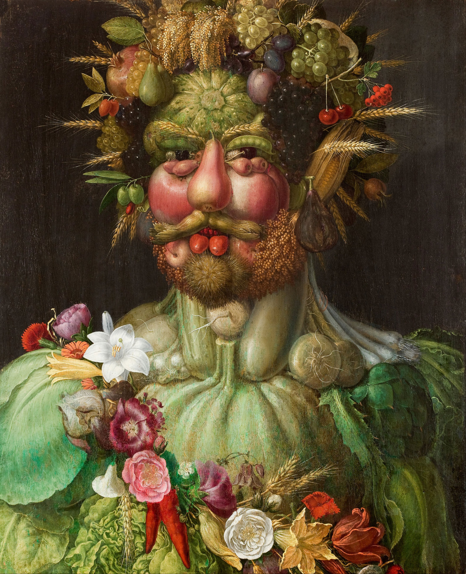Figur 2 Maleriet Vertumnus av Giuseppe Arcimboldo fra 1591. En person med simultanagnosi vil ha vansker med &aring; se at&hellip;