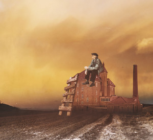 Illustrasjon: Martin Bernar Losvik, basert p&aring; foto fra Trondheim byarkiv/Creative Commons