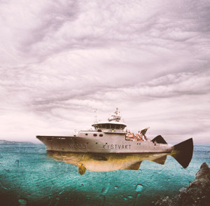 Illustrasjon: Martin Bernar Losvik, basert p&aring; foto av Trondheim Havn/Creative Commons