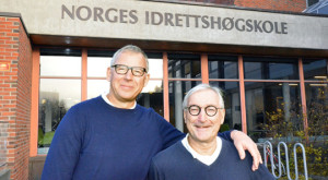 Roald Bahr og Lars Engebretsen. Foto: Karen Christensen, Norges idrettsh&oslash;gskole