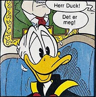  Figur 2    Ogs&aring; Donald Duck skjeler