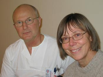 &ndash; Vi vil profilere barneradiologien, sier Bjarne Smevik og Solveig Natvig. Foto Lise B. Johannessen