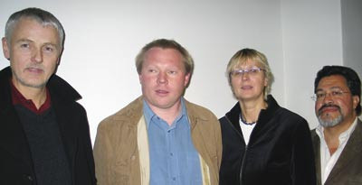 Styret ved Jens Evjensvold, Gustav Pedersen, Jarlis Wesche og Antonio Roasales. Jon Otto Sundhagen var ikke til stede. Foto&hellip;