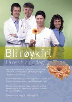 Denne plakaten f&aring;r allmennlegene og spesialistene tilsendt f&oslash;r 31. mai
