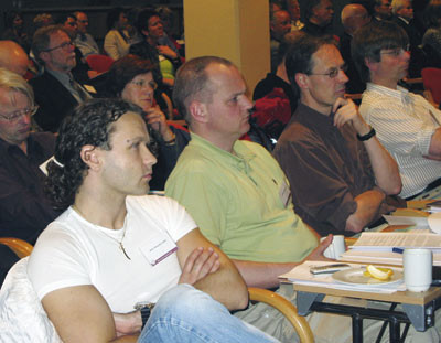Interesserte tilh&oslash;rere: Mads Alexander Sabel, Tor &Oslash;ystein Seierstad, Gunnar Skipenes og Christian Anton Fredrik Eide. Foto&hellip;