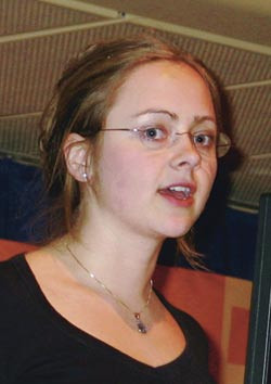 Ragnhild &Oslash;ydna St&oslash;en innledet om turnustjenesten. Foto Stine Bjerkestrand Nesje