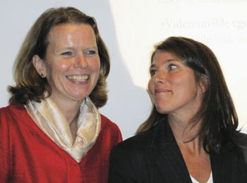 Anne Flem Jacobsen og Annetine Staff holdt et engasjerende foredrag om fordelene ved gjensidig kollegaveiledning. Foto&hellip;