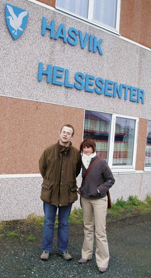 Turnuslegene i Hasvik. Vegard Dokka T&oslash;r&aring; og Maria Soledad Crescia. Foto Torstein S. Hansen