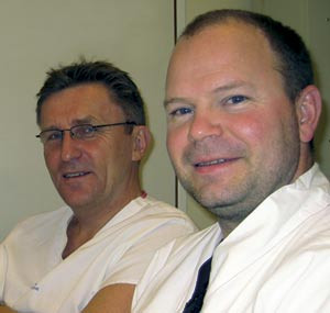 Ole Georg Vinorum og Ole Bj&oslash;rn Kittang ser et stort potensiale i &laquo;BEST for barn&raquo;. Foto Lise B. Johannessen