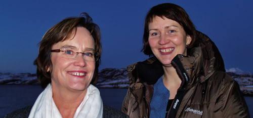 Kristin Lossius (t.v.) er positiv til samhandlingsprosjektene som er i gang i Nord-Norge. Anne-Karin Forshei, prosjektleder&hellip;