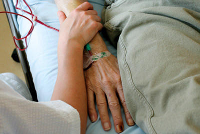 Antallet sykehussenger i palliativ behandling er sv&aelig;rt lavt. Illustrasjonsfoto Colourbox