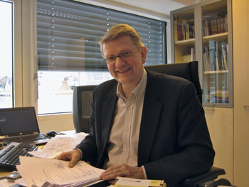 Et godt arbeidsmilj&oslash; forebygger sykefrav&aelig;r, sier Geir Riise. Foto Lise B. Johannessen