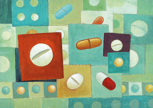 Illustration Stein L&oslash;ken