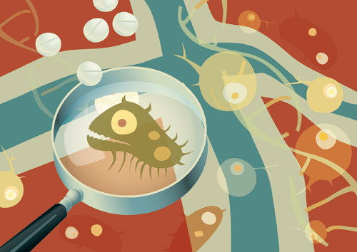 Illustrasjon Stein L&oslash;ken