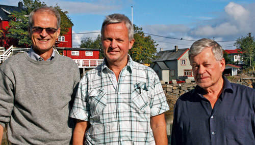 Lederne av st&oslash;ttelegeutvalgene i Nordland, Finnmark og Troms Lasse Djerv, Erik Langfeldt og Bernt Stueland p&aring; regionalt&hellip;