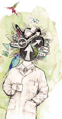 Dedicated to Erik B&oslash;hler. Illustration Elin Karlsnes