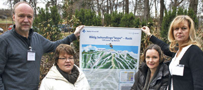 Teamet ved TIPS Asker og B&aelig;rum best&aring;r av Per Drottning (f.v.), Britt Eriksen, Pia Kristine Berglund og Lene Hunnicke Jensen&hellip;