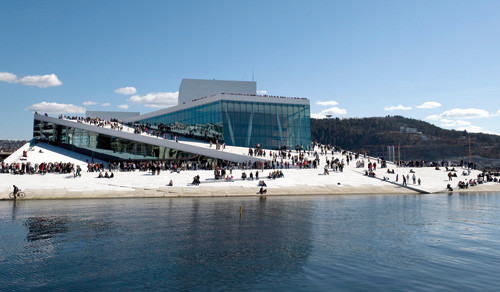 Den offisielle &aring;pningen av jubileumslandsm&oslash;tet finner sted i operaen i Bj&oslash;rvika. Foto Erik Berg