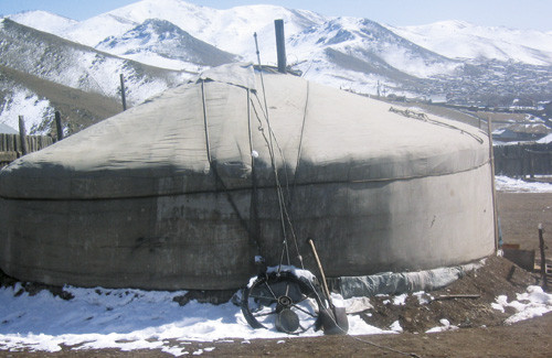 Ger (Mongolian: home), a traditional Mongolian family tent. Photo: M&aring;lfrid Holmaas Bj&oslash;rgaas