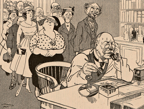 Figure 3: The doctor Gustav Michelsen (1862&thinsp;&ndash;&thinsp;1926) wrote more than 48 000 prescriptions for spirits in 1923. He headed the&hellip;