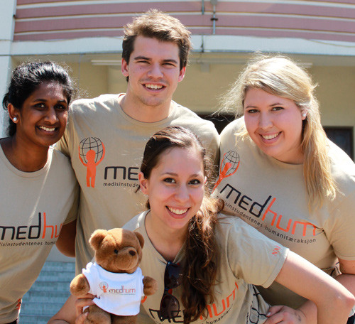 Fra v. Arani Mahendran (leder Trondheim), Ida Susanna Fattah (foran), Trygve Ellingsen (leder Troms&oslash;) og nasjonal leder&hellip;