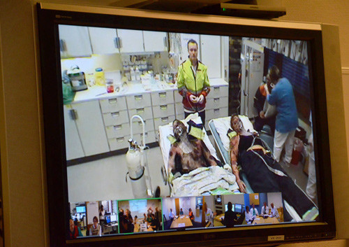 A &laquo;virtual medical emergency centre&raquo; and a new national management room are being demonstrated during a disaster exercise&hellip;