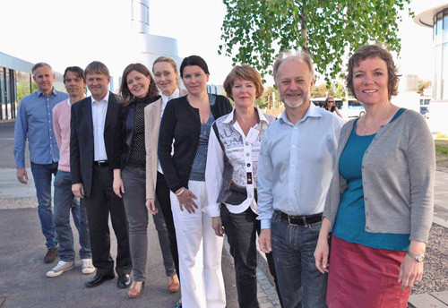 Det nye sentralstyret tar fatt 1. september. Fra venstre: Johan Torgersen, Christian Grimsgaard, Jon Helle, Marit Halonen&hellip;