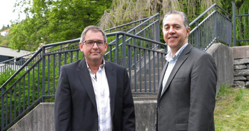 Jan Helgerud (t.v.) og Fedon Lindberg holdt interessante foredrag. Foto Ellen Juul Andersen