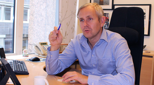 &ndash; Ansvaret ligger hos politikerne, sier Johan Torgersen. Foto Daniel W&aelig;rnes