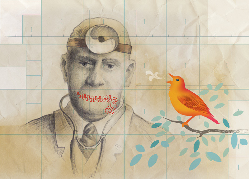 Illustrasjon &copy; Stein L&oslash;ken