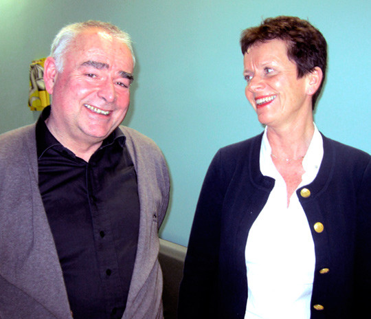 Jan Erik Thoresen og Marte Walstad. Foto Stein Runar &Oslash;stigaard