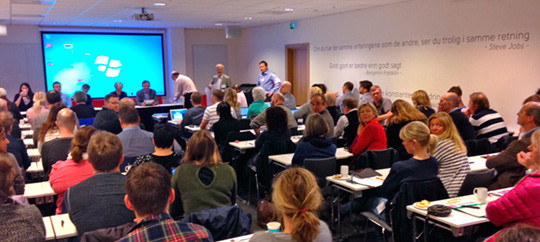 Stinn brakke da allmennlegene diskuterte samhandlingsreformen. Foto Mattis Dahl &Aring;motsbakken