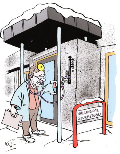 Illustrasjon: Ola B. Kl&aring;pbakken/Hallingd&oslash;len