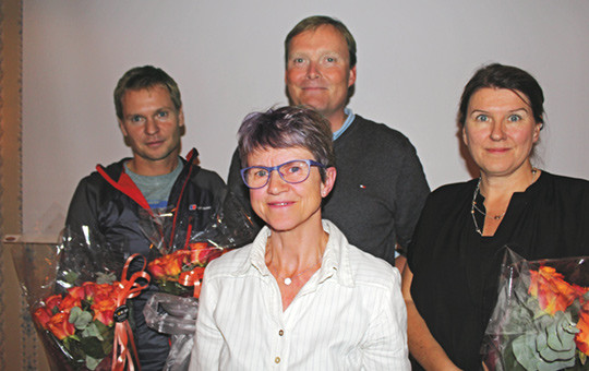 Dag Eivind Syverstad (t.v.), Kristin Karstad (leder i &Oslash;stfold legeforening), Espen Storeheier og Kari Sollien innledet om&hellip;