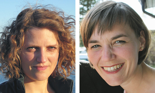 Artikkelens f&oslash;rsteforfatter Miriam F. van Oostwaard (foto: privat) og medforfatter Camilla Haavaldsen (foto: privat)