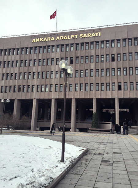 Rettsbygningen i Ankara der rettsm&oslash;tet fant sted. Foto Bj&oslash;rn Oscar Hoftvedt