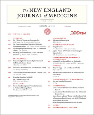 Artikkelen vart publisert i New England Journal of Medicine i september 2015
