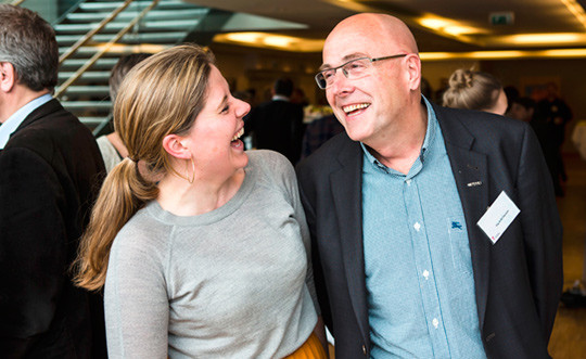 Marit Halonen Christiansen og Stig Sl&oslash;rdahl. Foto: Thomas Barstad Eckhoff