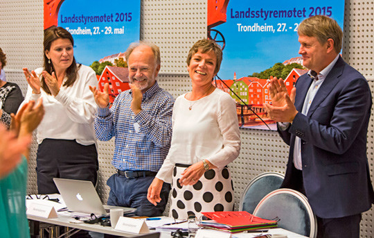 Legeforeningens nye sentralstyre fra og med 1. september. Kjartan Olafsson var ikke til stede da bildet ble tatt. Foto:&hellip;