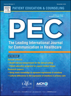 Studien ble publisert i Patient Education and Counseling i november 2014